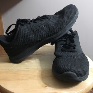 Black Nike shoes